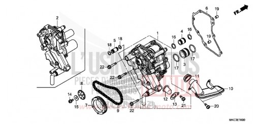 POMPE A HUILE GL1800DAJ de 2018